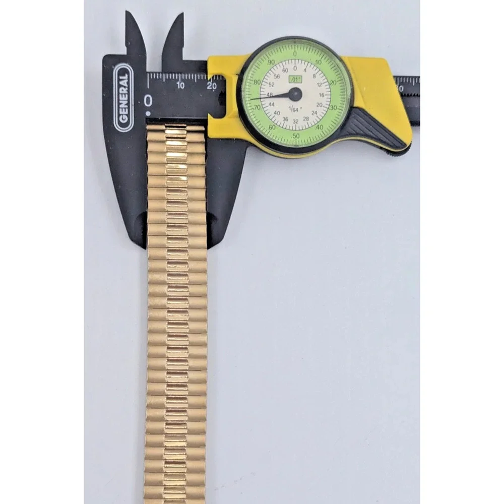Speidel Gold Twist O Flex Stainless Steel Mens Watch Band